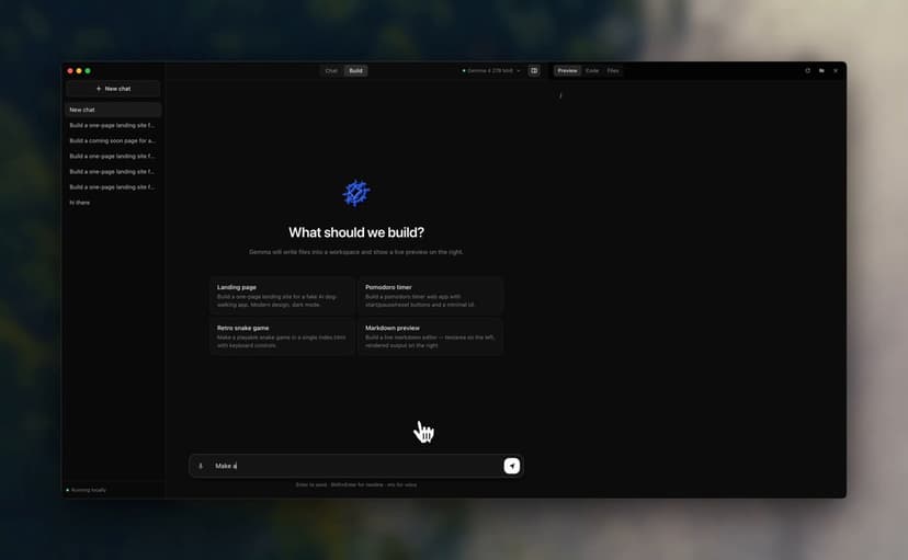 Google Gemma launch post on X