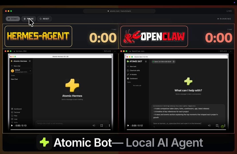 atomicbot.ai launch post on X