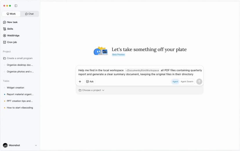 Kimi.ai launch post on X