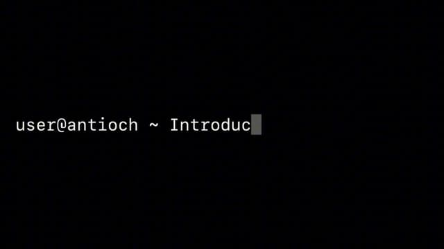 Antioch launch post