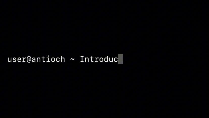 Antioch launch post on X