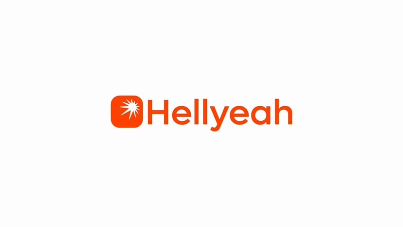 Hellyeah.ai launch post on X