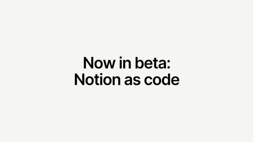 Notion launch post on X