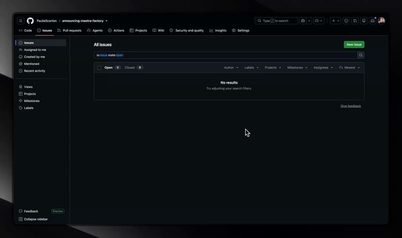 Mastra launch post on X