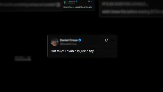 Lovable launch post