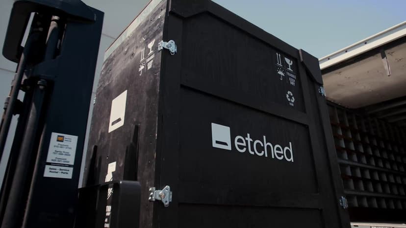 Etched launch post on X