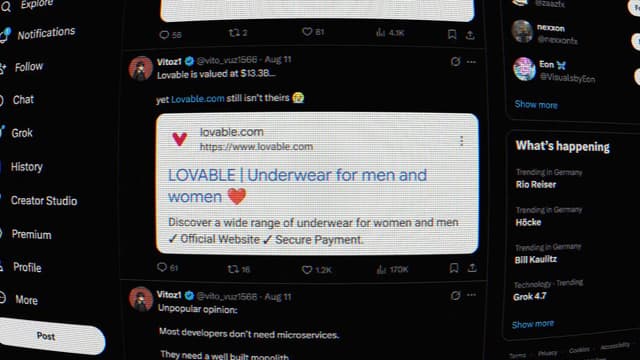 Lovable launch post