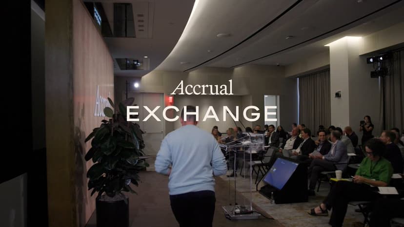 Accrual launch post on X