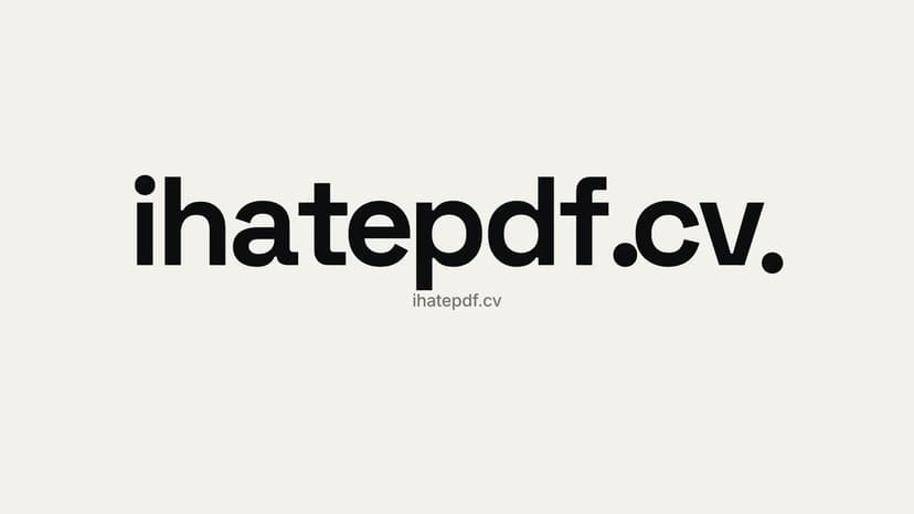 ihatepdf launch post on X