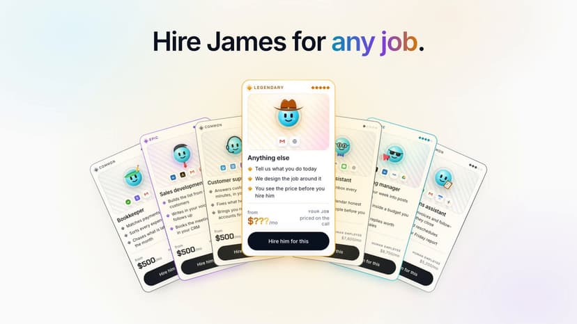 James launch post on X