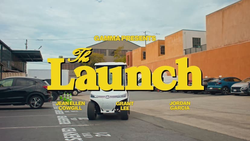 Gamma launch post on X