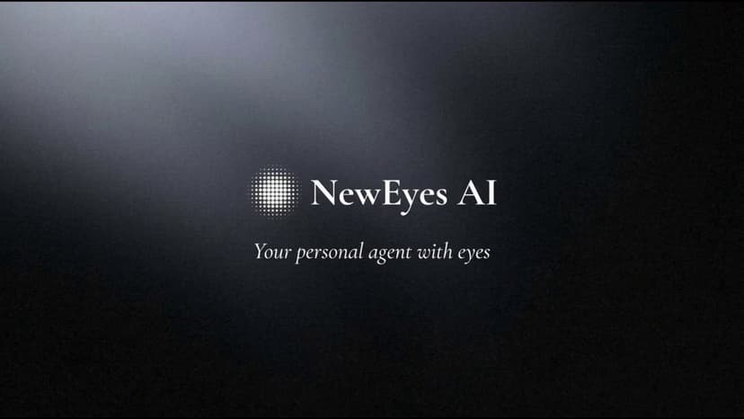 NewEyes AI launch post on X
