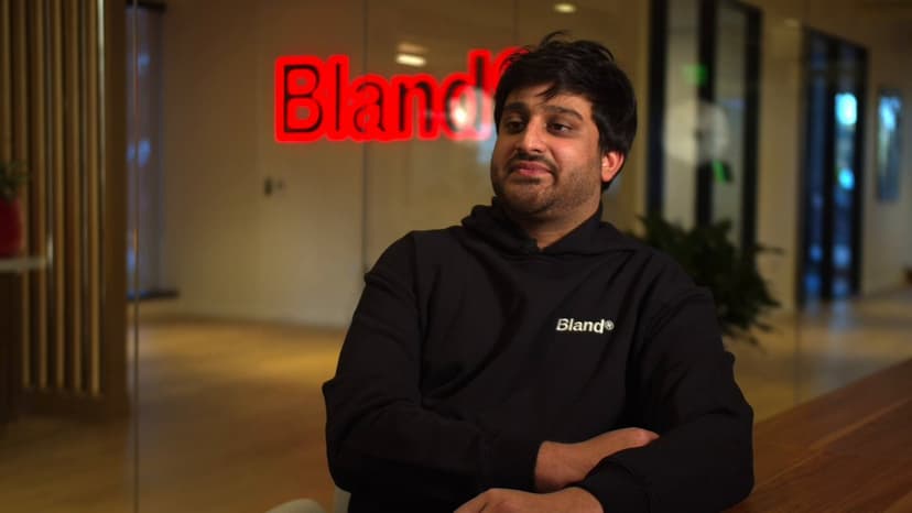 Bland launch post on X