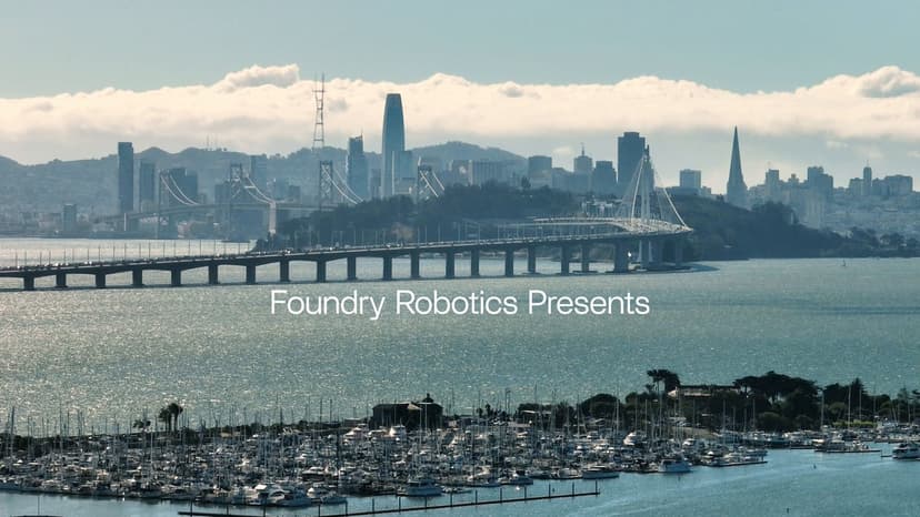 Foundry Robotics launch post on X