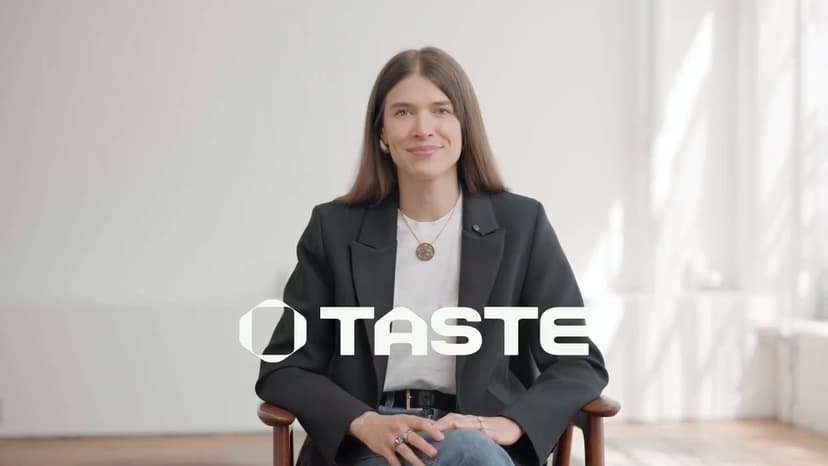Taste Labs launch post on X