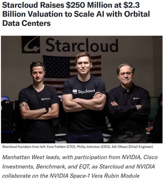 Starcloud launch post