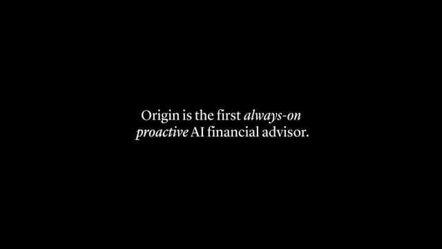 Origin Financial launch post