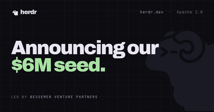 herdr launch post on X