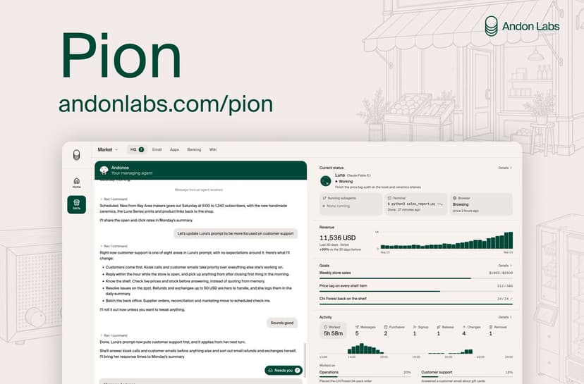 Andon Labs launch post on X