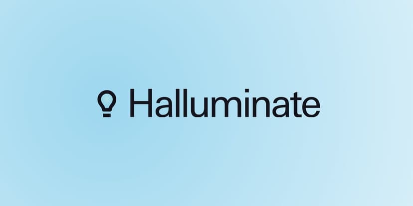 Halluminate launch post on X