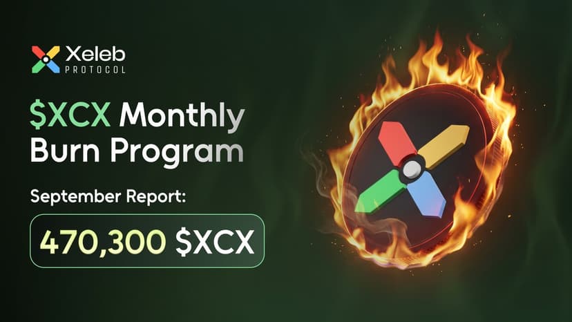 Xeleb Protocol launch post on X