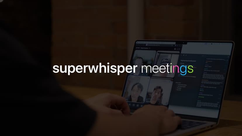 superwhisper launch post on X
